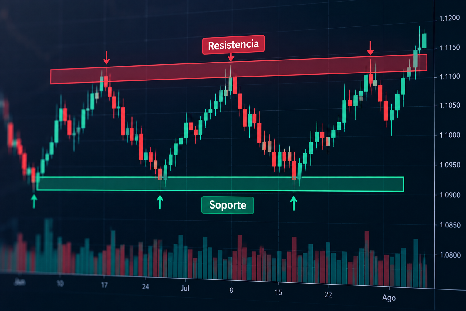 Soportes y resistencias en trading